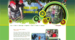 Desktop Screenshot of park-adrenalina.pl