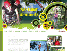 Tablet Screenshot of park-adrenalina.pl